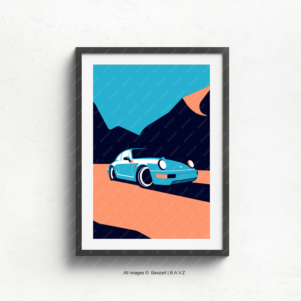 Go follow Porsche 964