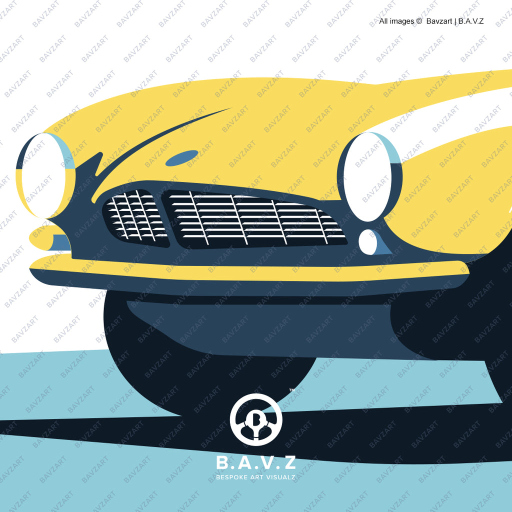 BMW 507 Roadster art