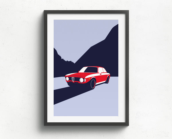 Alfa Romeo Giulia wall art