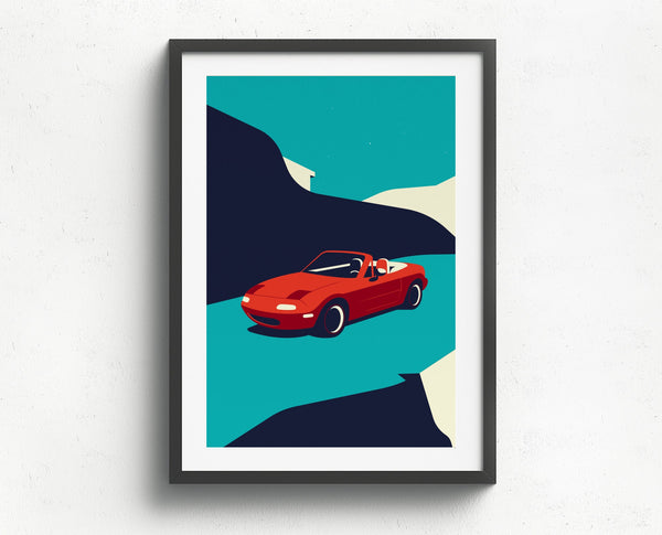Mazda MX5 wall art