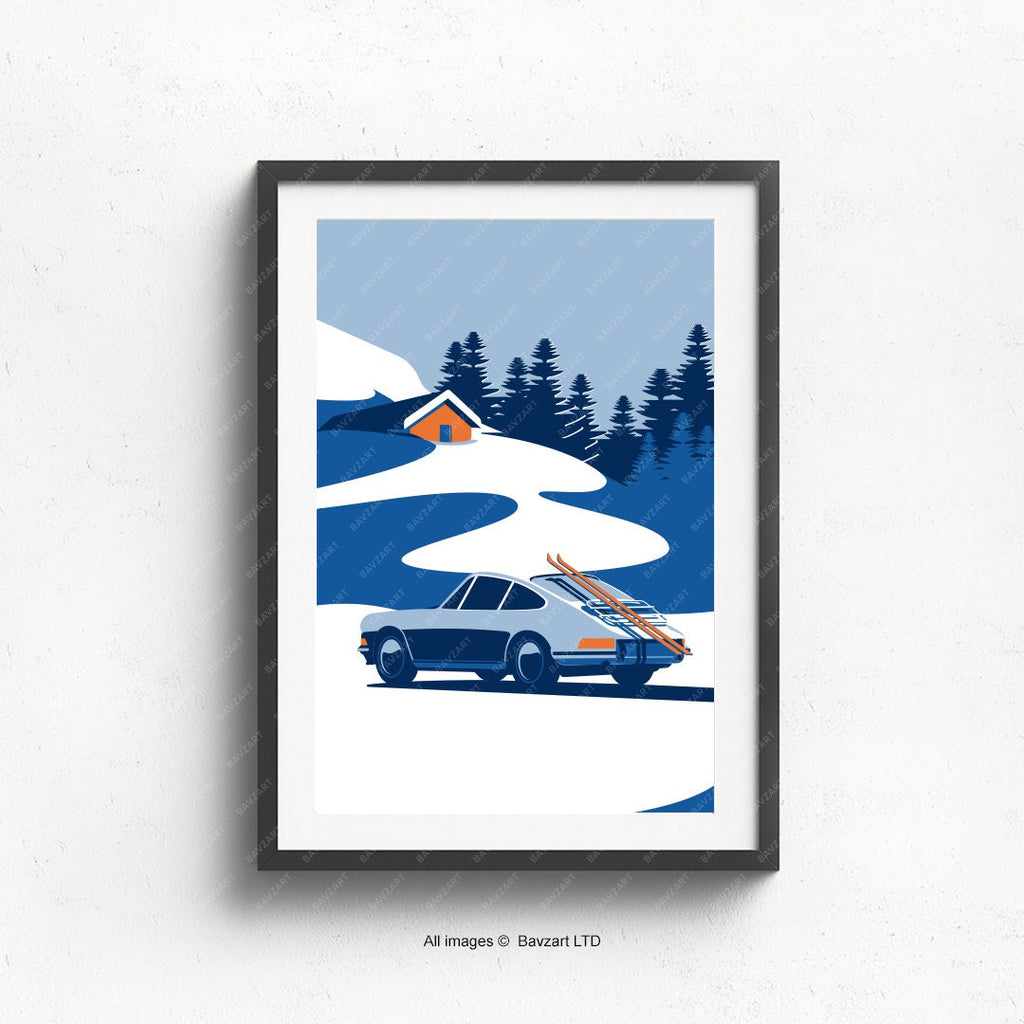 Porsche 911 wall art