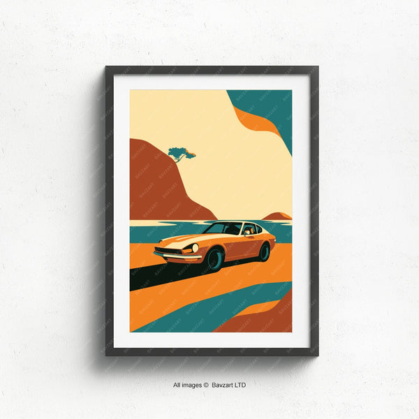 Datsun 240z wall art