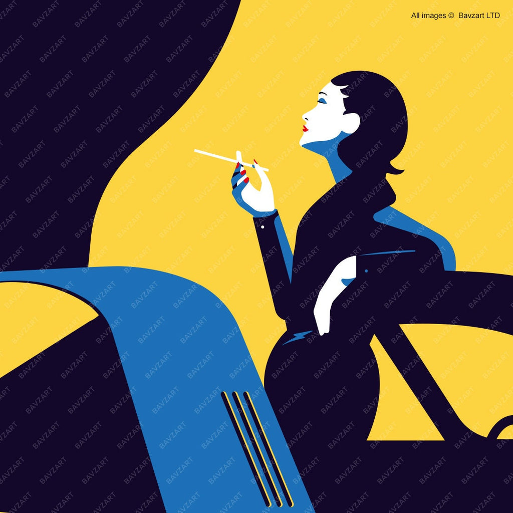 The lady by Porsche Targa