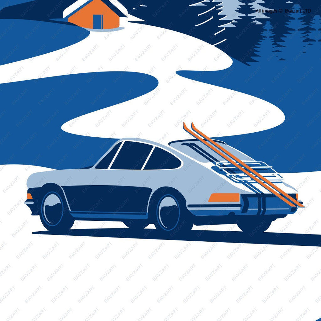 Porsche 911 automotive art