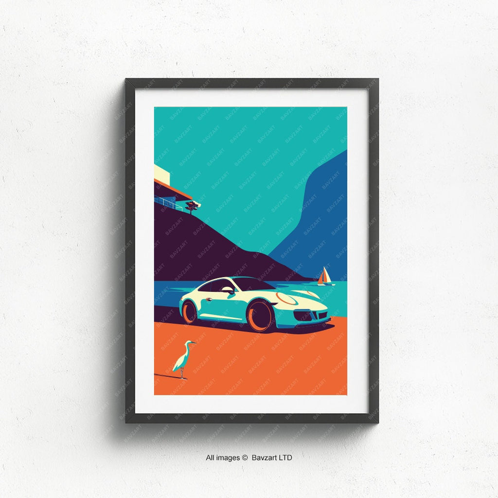 Porsche wall art
