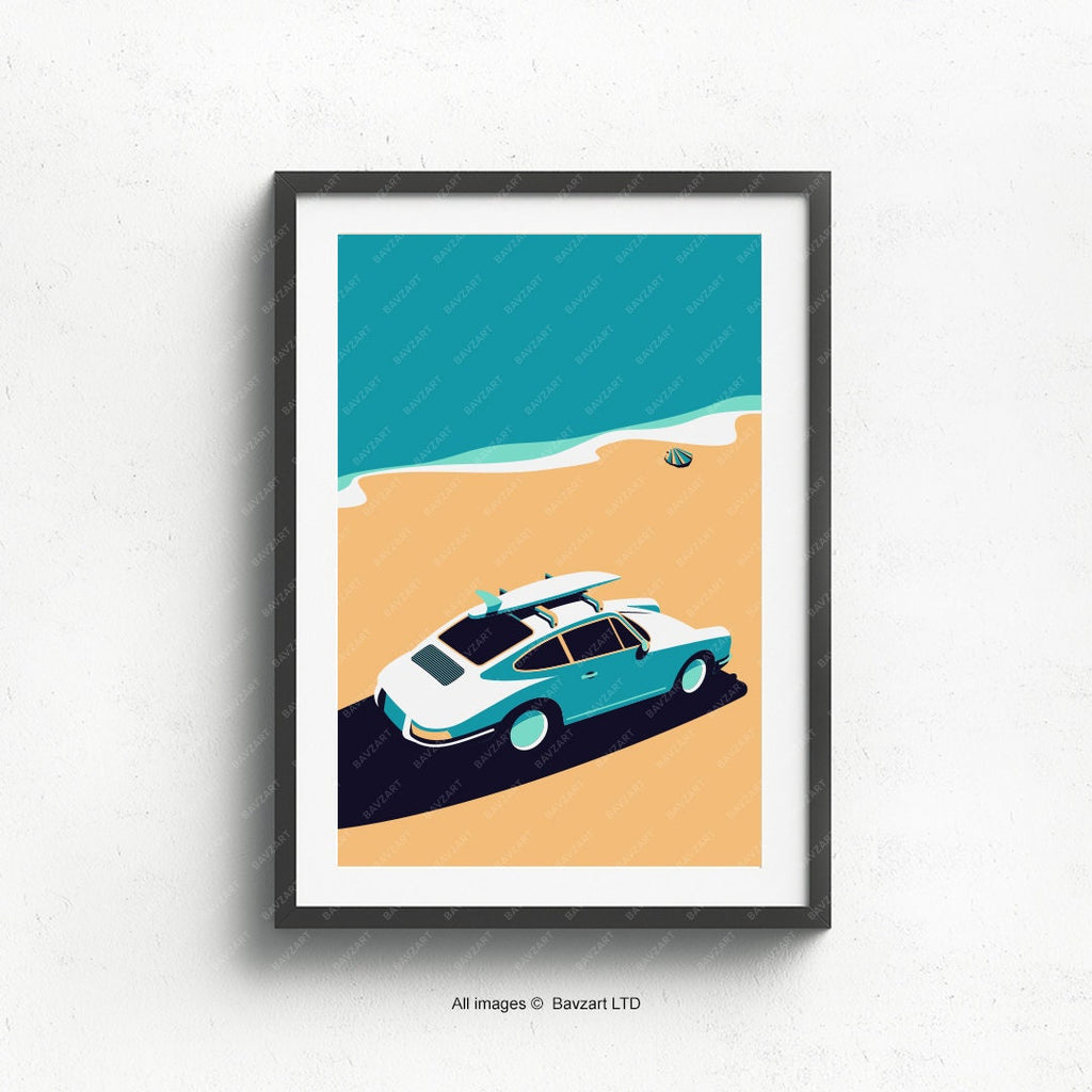 classic Porsche wall art