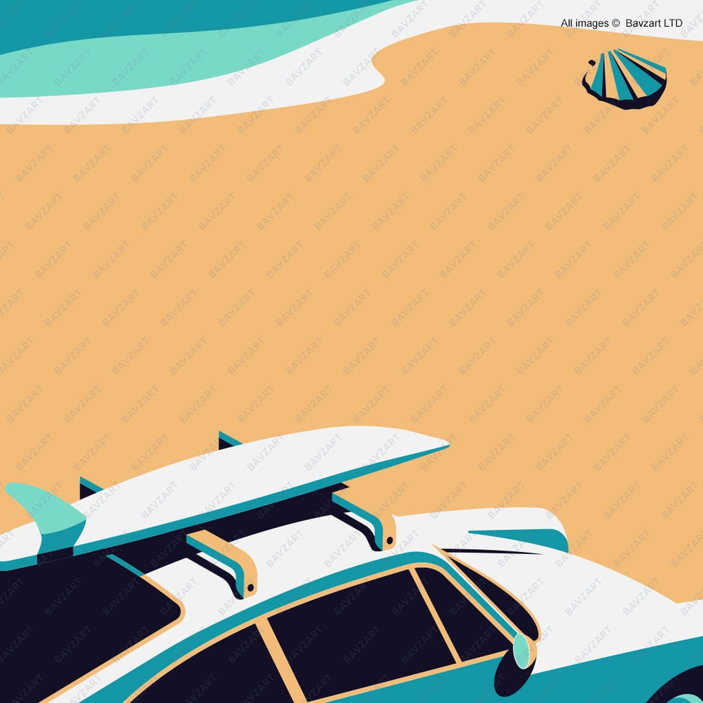 classic Porsche wall art