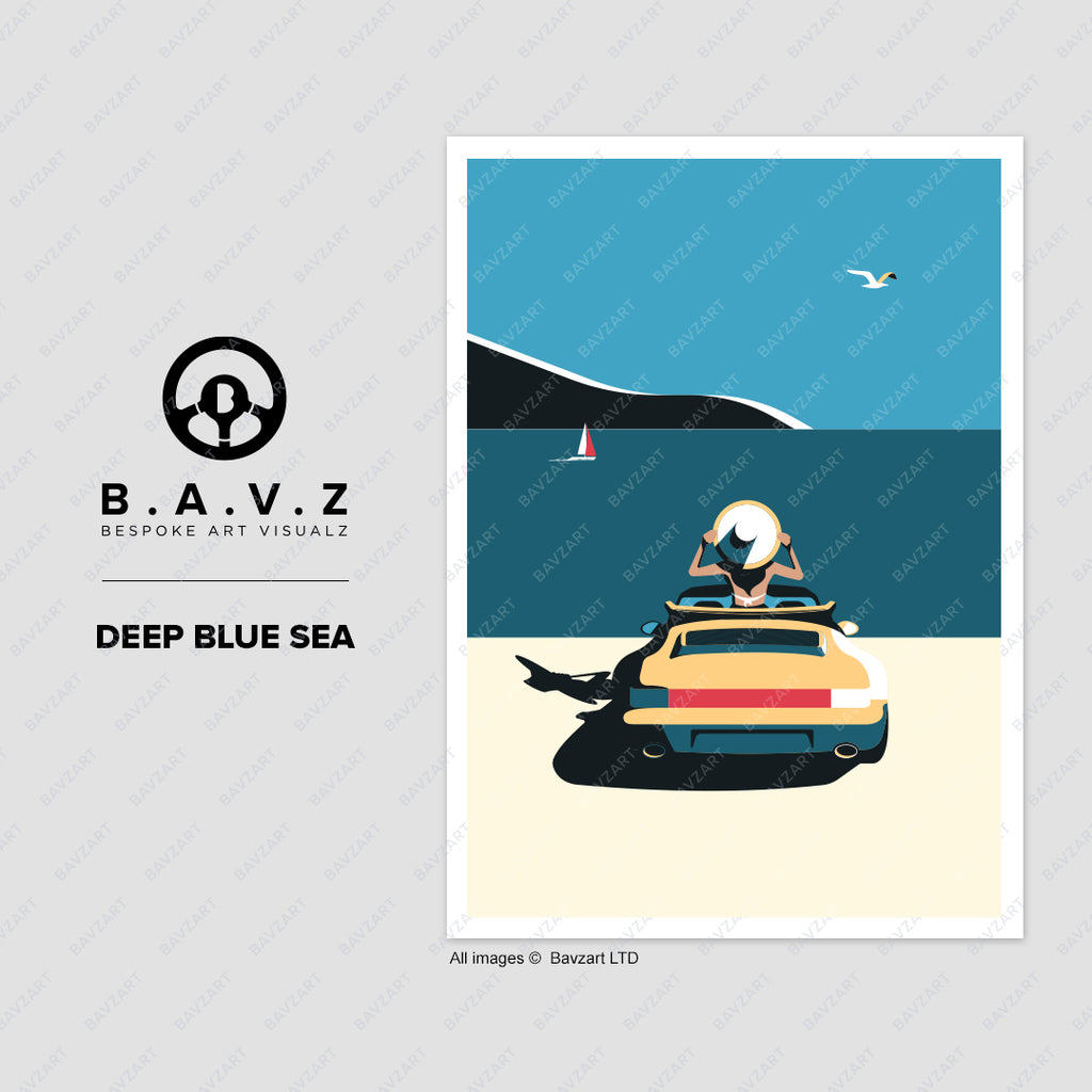 Porsche 911 964 Cabriolet  wall art