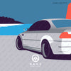 BMW M3 automotive wall art