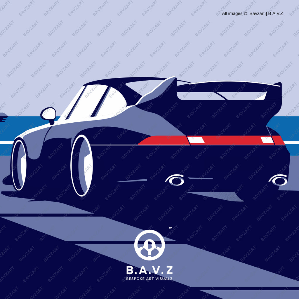 Porsche 911 turbo wall art