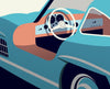 Mercedes Benz 300 SL automotive art