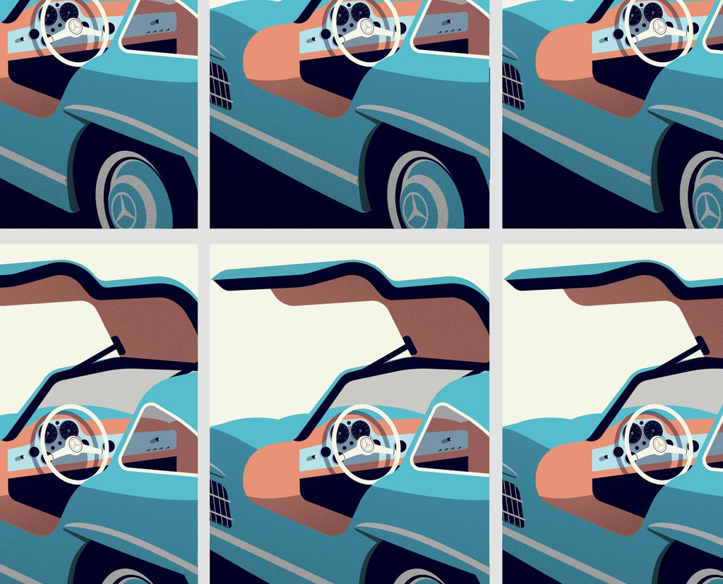 Mercedes Benz 300 SL art