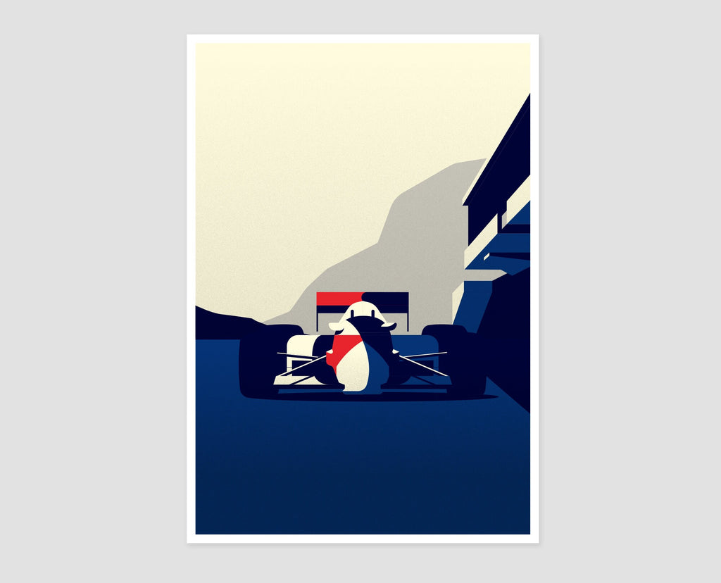 Classic F1 Pitstop - car wall art