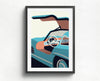 Mercedes Benz 300 SL wall art