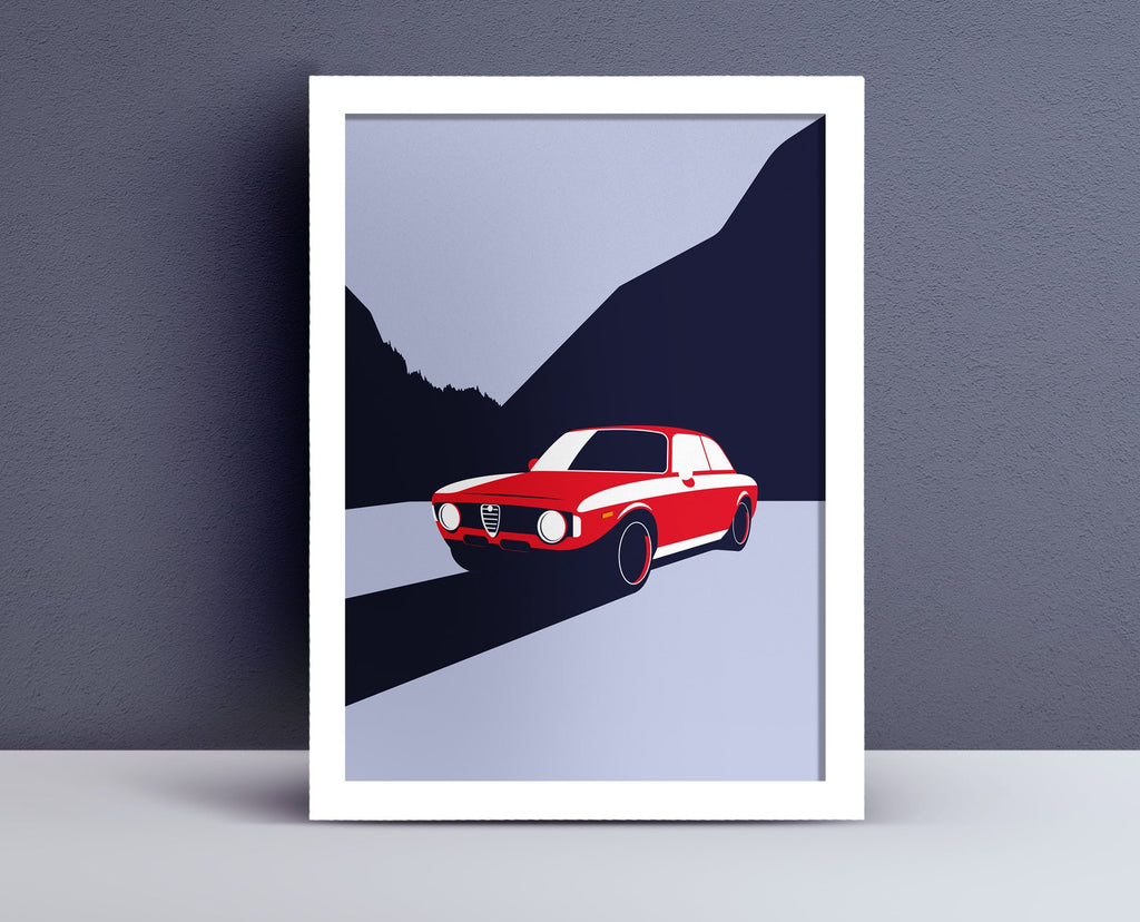 Alfa Romeo Giulia wall art