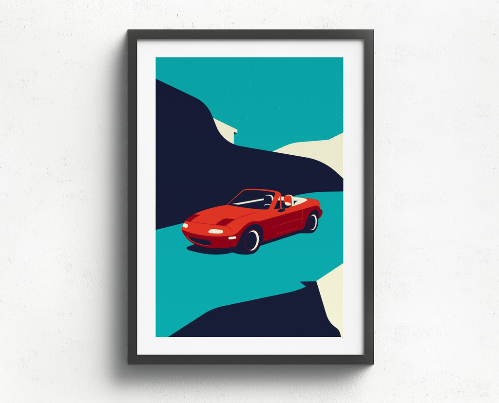 Mazda MX5 wall art