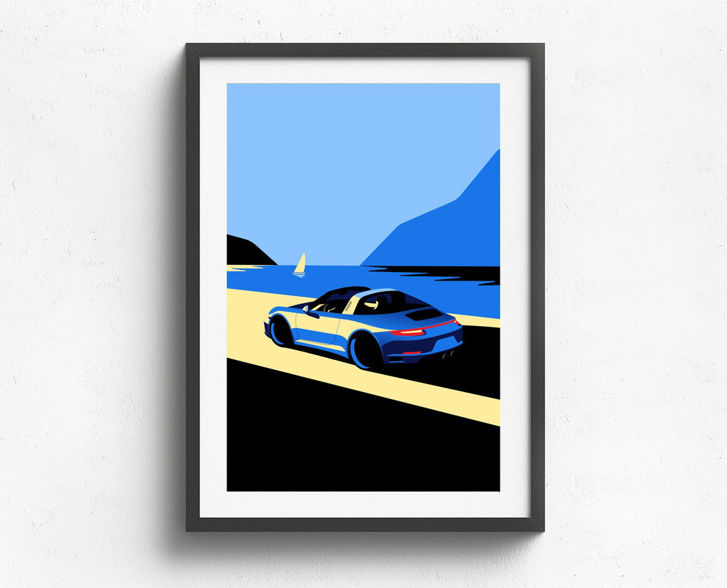 Porsche Targa wall art