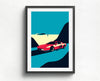 Ferrari Testarossa wall art