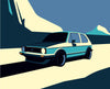 VW Golf MK1 automotive art