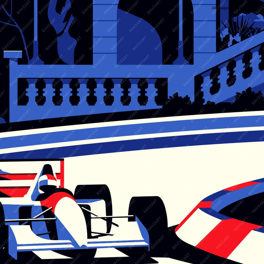 F1 Monte Carlo classic print wall art