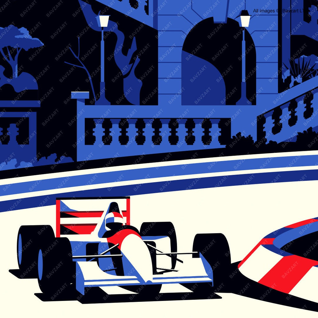 F1 Monte Carlo classic print wall art