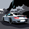 Porsche 997 turbo automotiive art