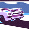 Lamborghini Diablo driving by lighthouse