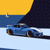 Porsche cayman GT4 wall art