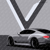 Mighty V8 Bentley GT wall art