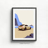 Coast to Coast with BMW Z4 - wall art
