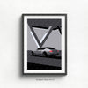 Mighty V8 Bentley GT wall art