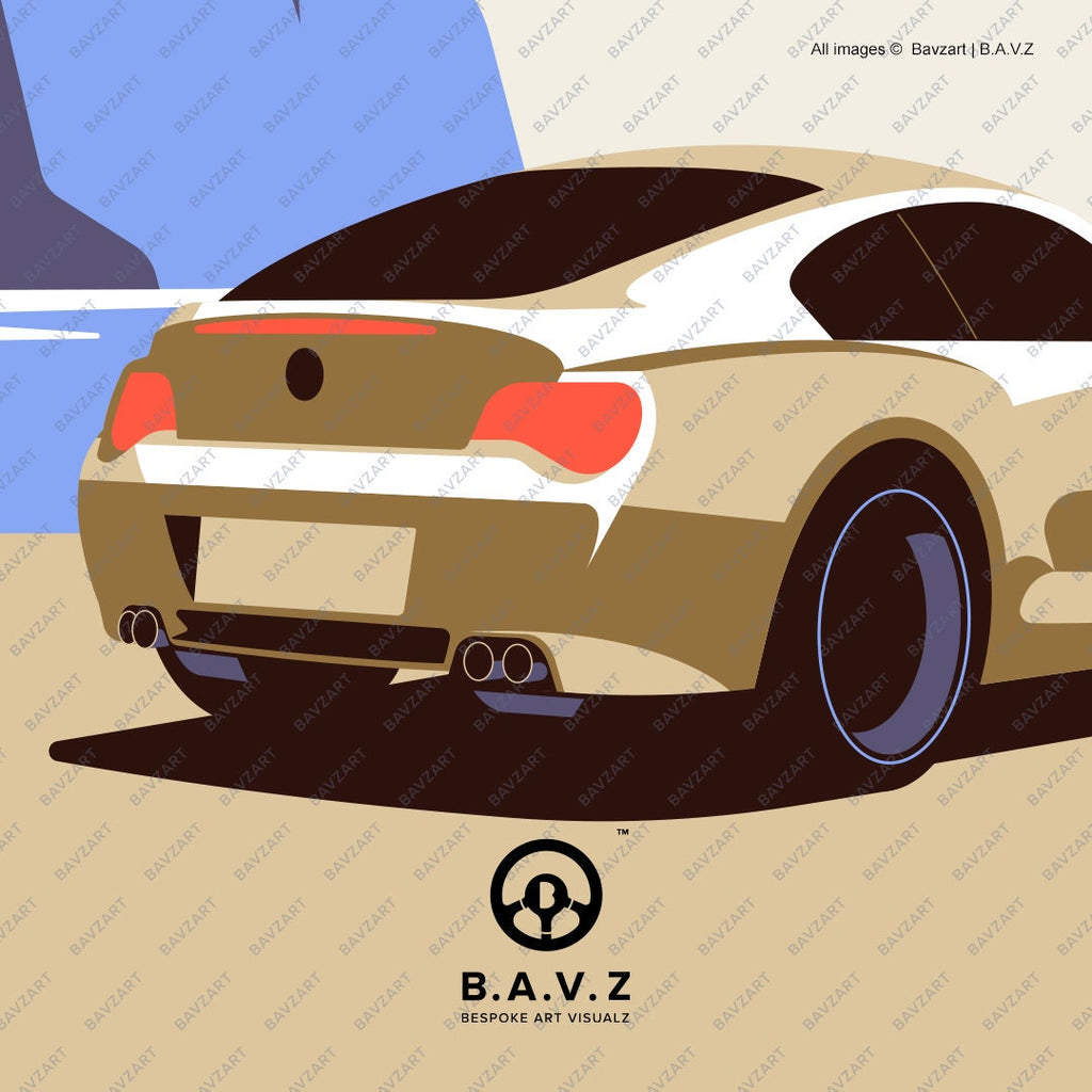 Coast to Coast with BMW Z4 - wall art