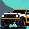 Ford Bronco Rocky Roads - wall art