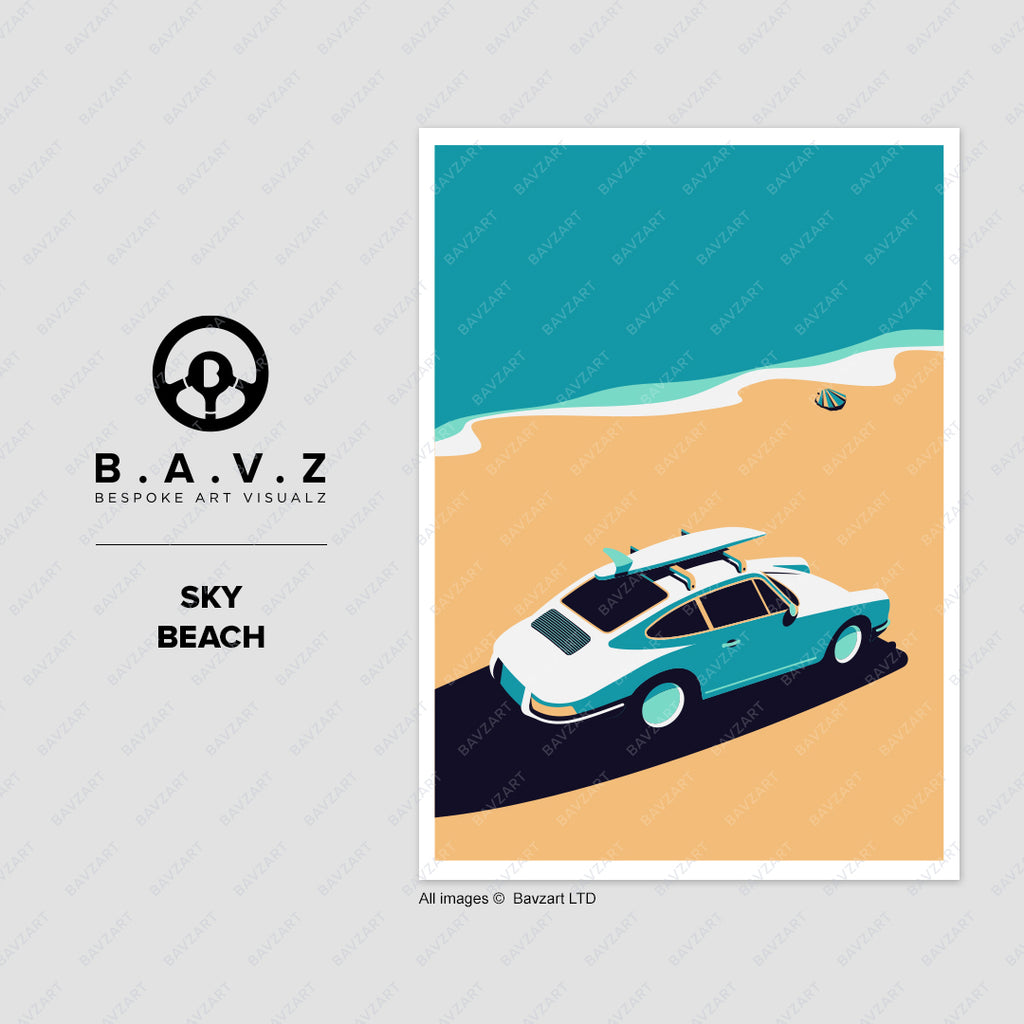 classic Porsche wall art 